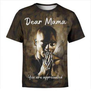 2PAC Hip Hop 80s Vintage Custom Graphic High Quality Polyester Printful 1