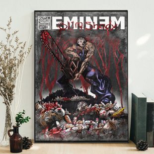 Eminem Rap God Hip Hop 90s Hit Canvas Painting
