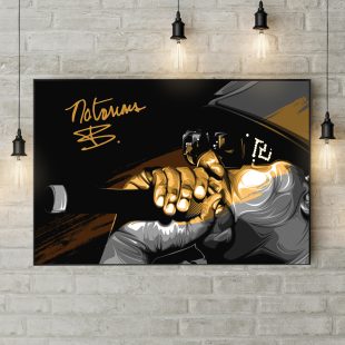 Hiphop Notorious B.I.G. Artwork Canvas