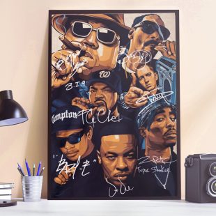 Hiphop gangsta Artwork Canvas