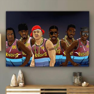 Kings of NY 80's Hip Hop Poster Canvas