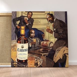 Legend Never Die 90s Hip Hop Poster Canvas
