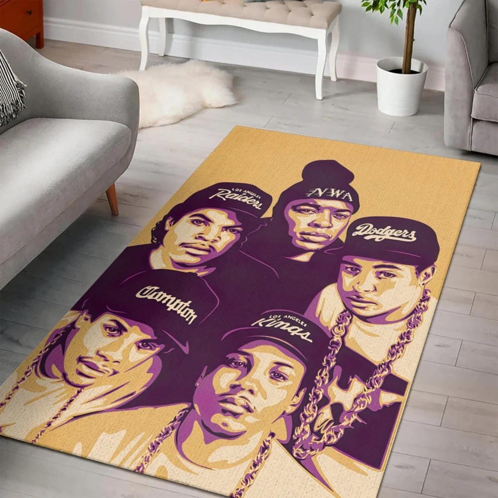 N.W.A Rapper Hip Hop 90s Carpet