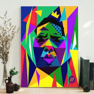 Notorious Big Biggie Pattern Graphics Poster Canvas