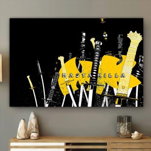 Wu-Tang Clan Logo Masta Killa Albums Canvas Painting