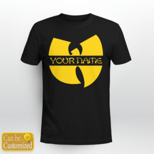 Wu-tang Clan Logo Custom Black Tshirt
