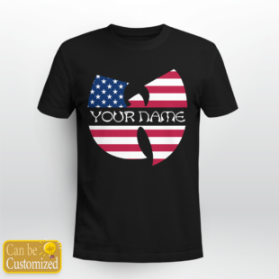 Wu-tang Clan Logo Custom USA Tshirt