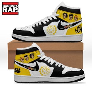 Blink 182 Music Graphics Design Air Jordan 1 High Top Shoes Sneaker