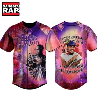 Chris Brown 1111 Tour 2024 Dont Judge Me Baseball Jersey