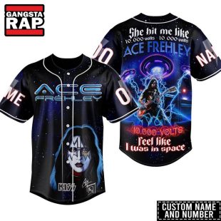 Kiss Band Music Ace Frehley 2024 Baseball Jersey