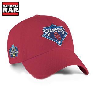 Oklahoma Sooners Four Peat 2024 NCAA Softball Women's College World Series Champions Baseball Cap