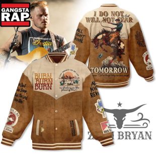 Zach Bryan I Do Not Will Not Fear Tomorrow Music Fans Gift Baseball Jacket