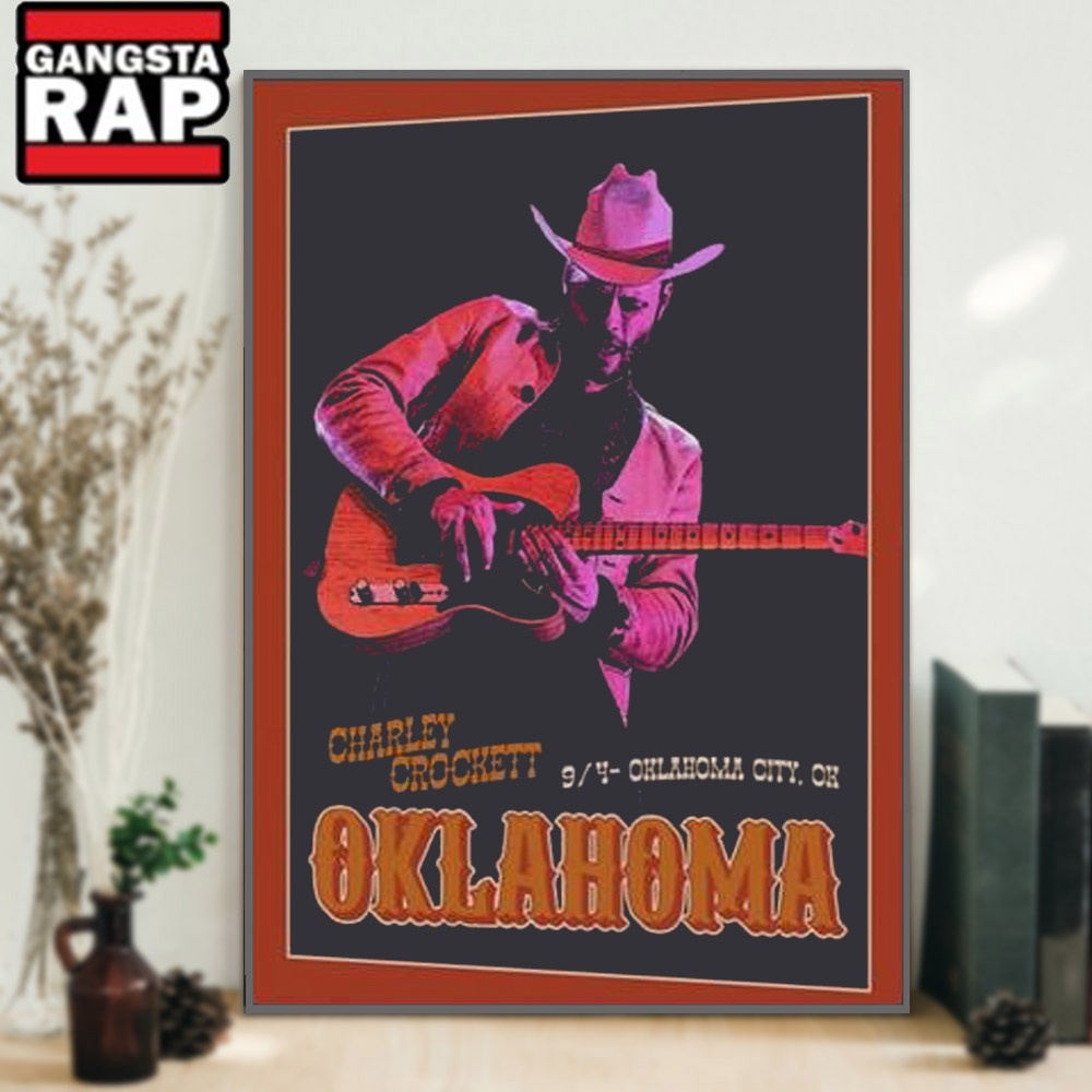 Charley Crockett Sep 4 2024 Oklahoma City Poster Canvas Art Charley Crockett Sep 4 2024 Oklahoma City Poster Canvas Art
