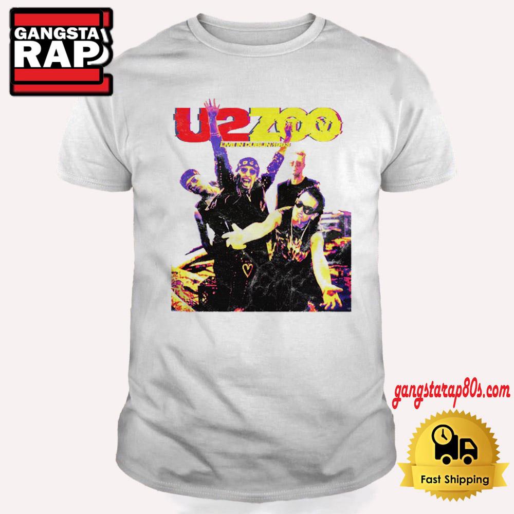 U2 Zooropa Band Cutout New T Shirt U2 Zooropa Band Cutout New T Shirt