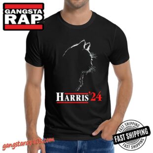 Harris '24 Shirts Kamala Cat T-Shirt, Election 2024, Vote Harris