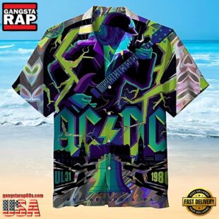 ACDC Rock Band For Those About To Hawaiian Shirt