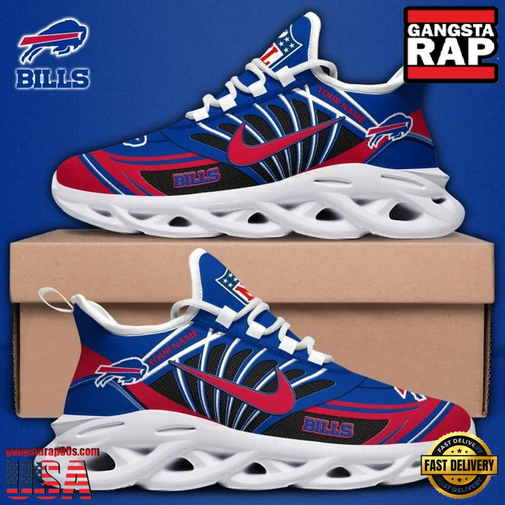 Personalized NFL Buffalo Bills Team Logo Max Soul Shoes Personalized NFL Buffalo Bills Team Logo Max Soul Shoes