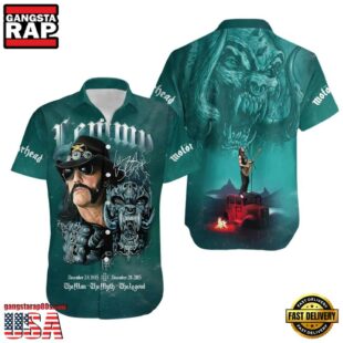Motorhead Rock Band Lemmy Tribute Legendary Hawaiian Shirt