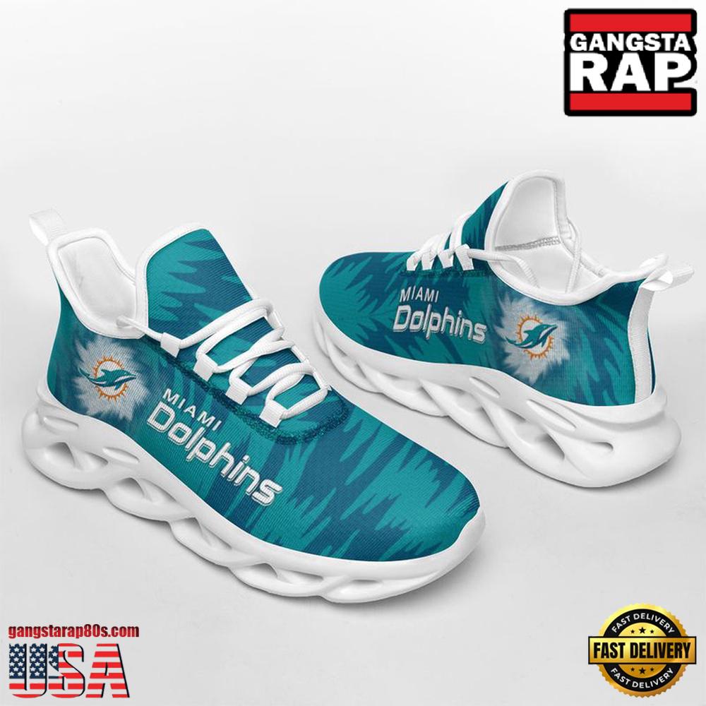NFL Miami Dolphins Zebra Sport Team Max Soul Shoes NFL Miami Dolphins Zebra Sport Team Max Soul Shoes
