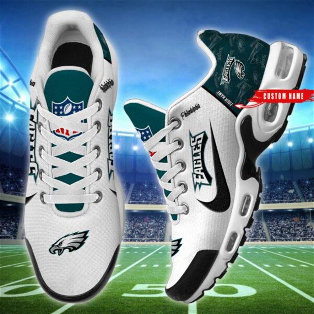 NFL Philadelphia Eagles Air Max Plus Running Shoes Custom Name NFL Philadelphia Eagles Air Max Plus Running Shoes Custom Name