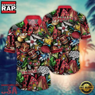 Ottawa Senators NHL Summer Hawaiian Shirt