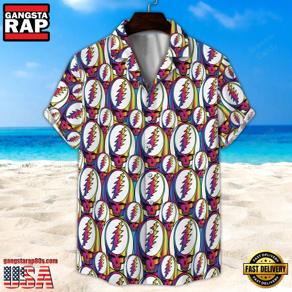 Seamless Grateful Dead All Over Print 3D Unisex Hawaiian Shirt Seamless Grateful Dead All Over Print 3D Unisex Hawaiian Shirt