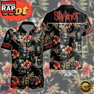 Slipknot Rock Band Floral Carnage Summer Hawaiian Shirt