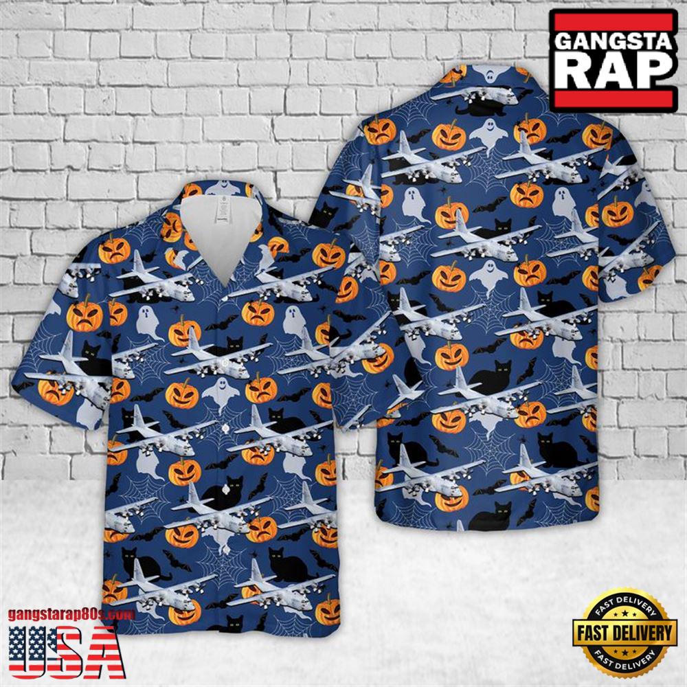 US Air Force Lockheed C-130 Hercules Hawaiian Shirt 2 For Mens And Women US Air Force Lockheed C-130 Hercules Hawaiian Shirt 2 For Mens And Women