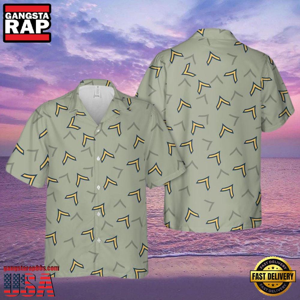 Army Private Rank Veteran Hawaiian Shirt Army Private Rank Veteran Hawaiian Shirt