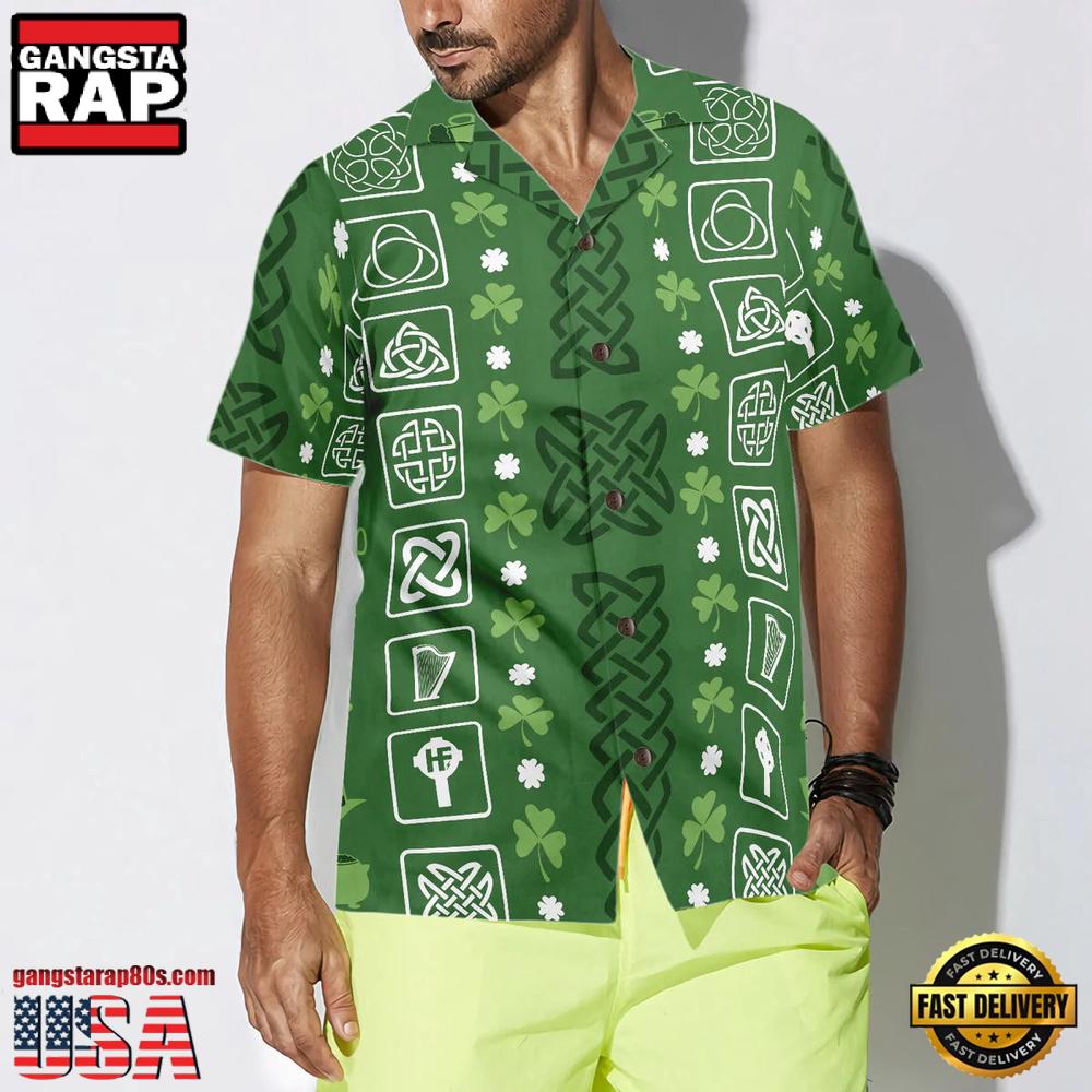 Collection Of Celtic Irish Happy St Patrick'S Day Hawaiian Shirt Collection Of Celtic Irish Happy St Patrick'S Day Hawaiian Shirt