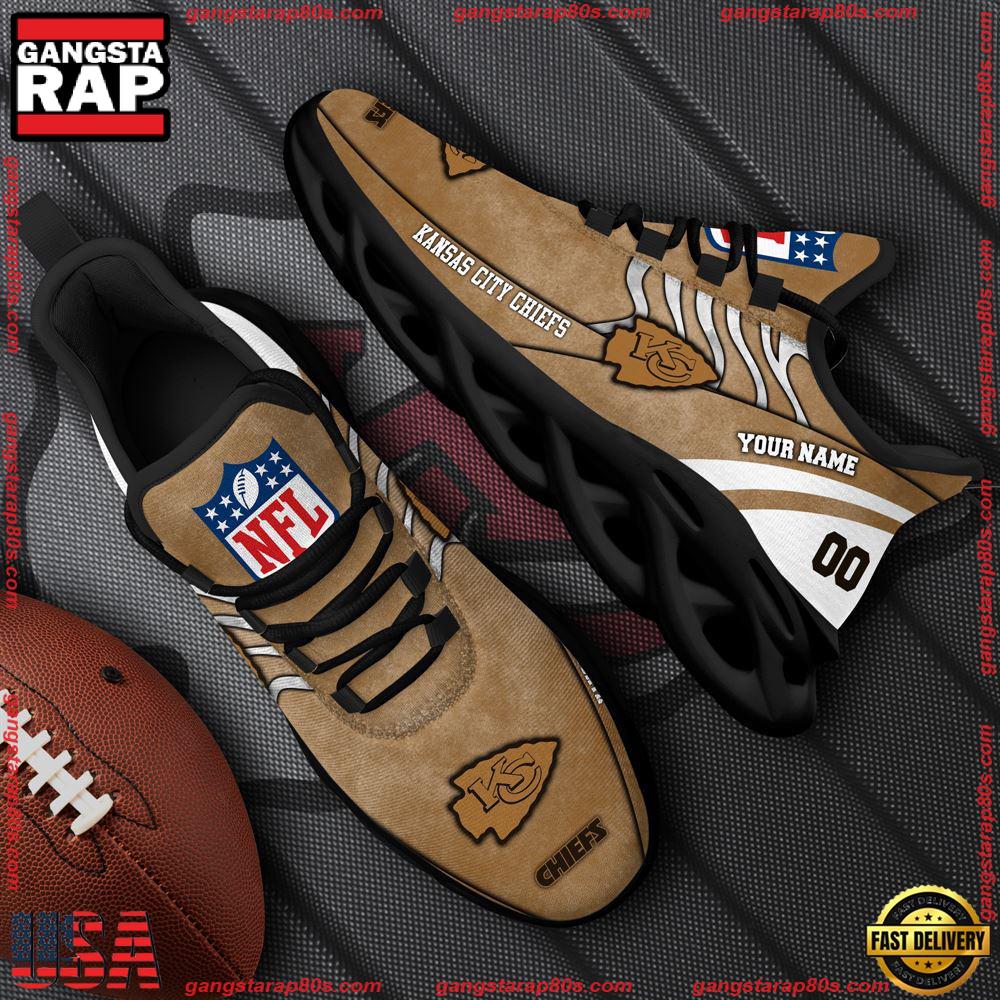 NFL Kansas City Chiefs New Design Max Soul Shoes, Running Sneakers NFL Kansas City Chiefs New Design Max Soul Shoes, Running Sneakers