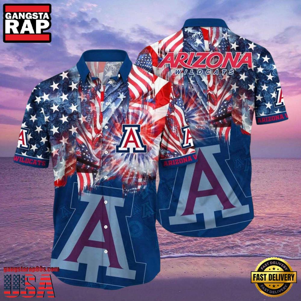 NCAA Arizona Wildcats American New Design Hawaiian Shirt NCAA Arizona Wildcats American New Design Hawaiian Shirt