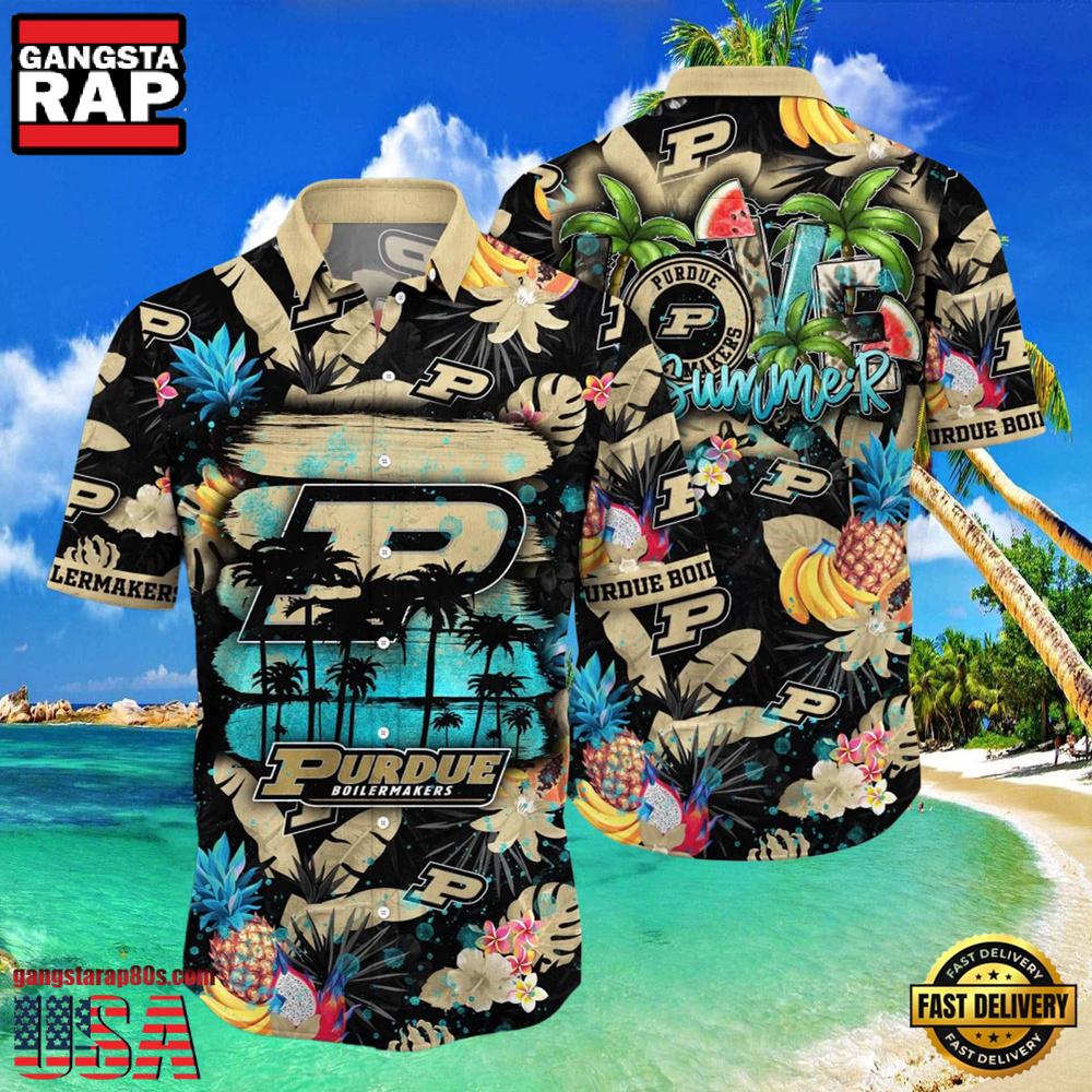 NCAA Purdue Boilermakers New Design Hawaiian Shirt NCAA Purdue Boilermakers New Design Hawaiian Shirt