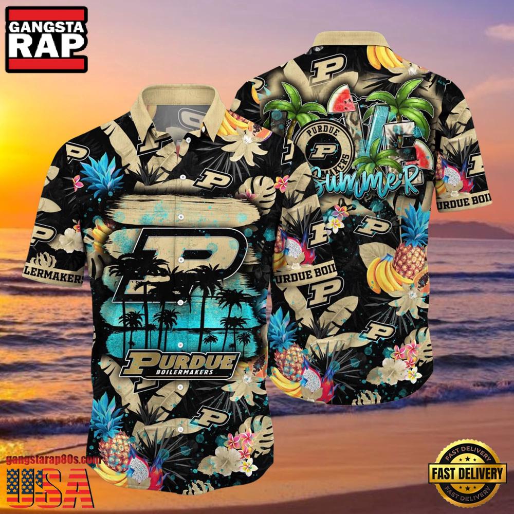 NCAA Purdue Boilermakers New Design Hawaiian Shirt NCAA Purdue Boilermakers New Design Hawaiian Shirt