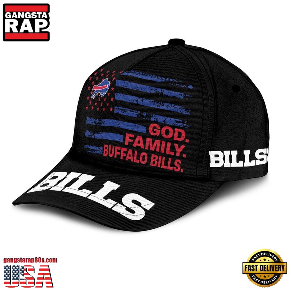 NFL Super Bowl Buffalo Bills American Flag Classic Cap NFL Super Bowl Buffalo Bills American Flag Classic Cap