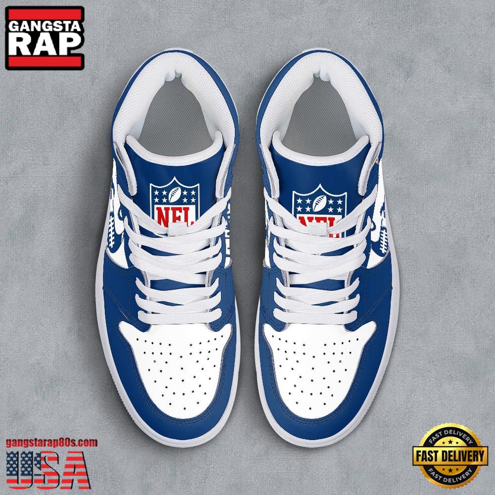 NFL Indianapolis Colts Grunge Style Custom Name Air Jordan 1 Running Sneakers Shoes NFL Indianapolis Colts Grunge Style Custom Name Air Jordan 1 Running Sneakers Shoes