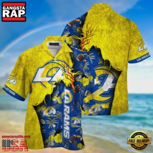NFL Los Angeles Rams Football Team Summer God Hawaii Shirt