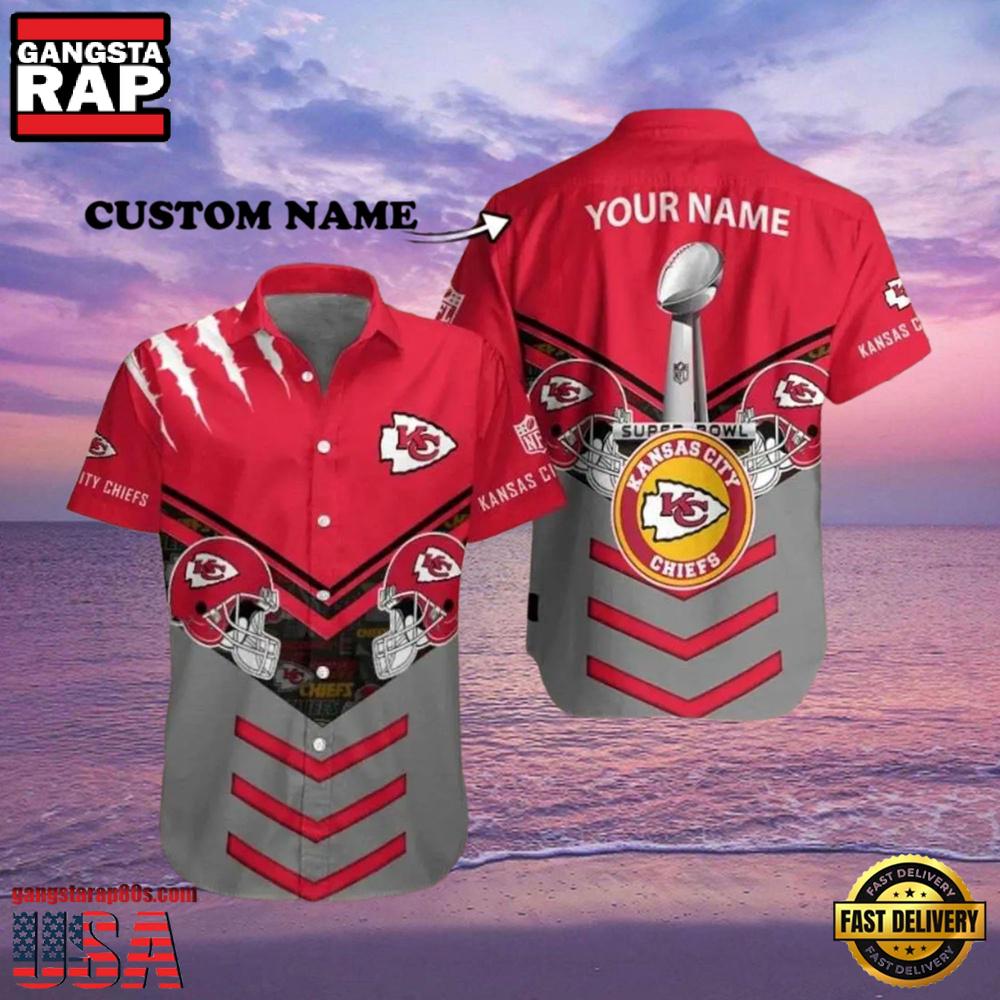 NFL Super Bowl LIV Kansas City Chiefs Commemorative Hawaiian Shirt NFL Super Bowl LIV Kansas City Chiefs Commemorative Hawaiian Shirt