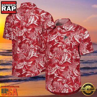 NFL Tommy Bahama Atlanta Falcons Hawaiian Shirts For Men Red