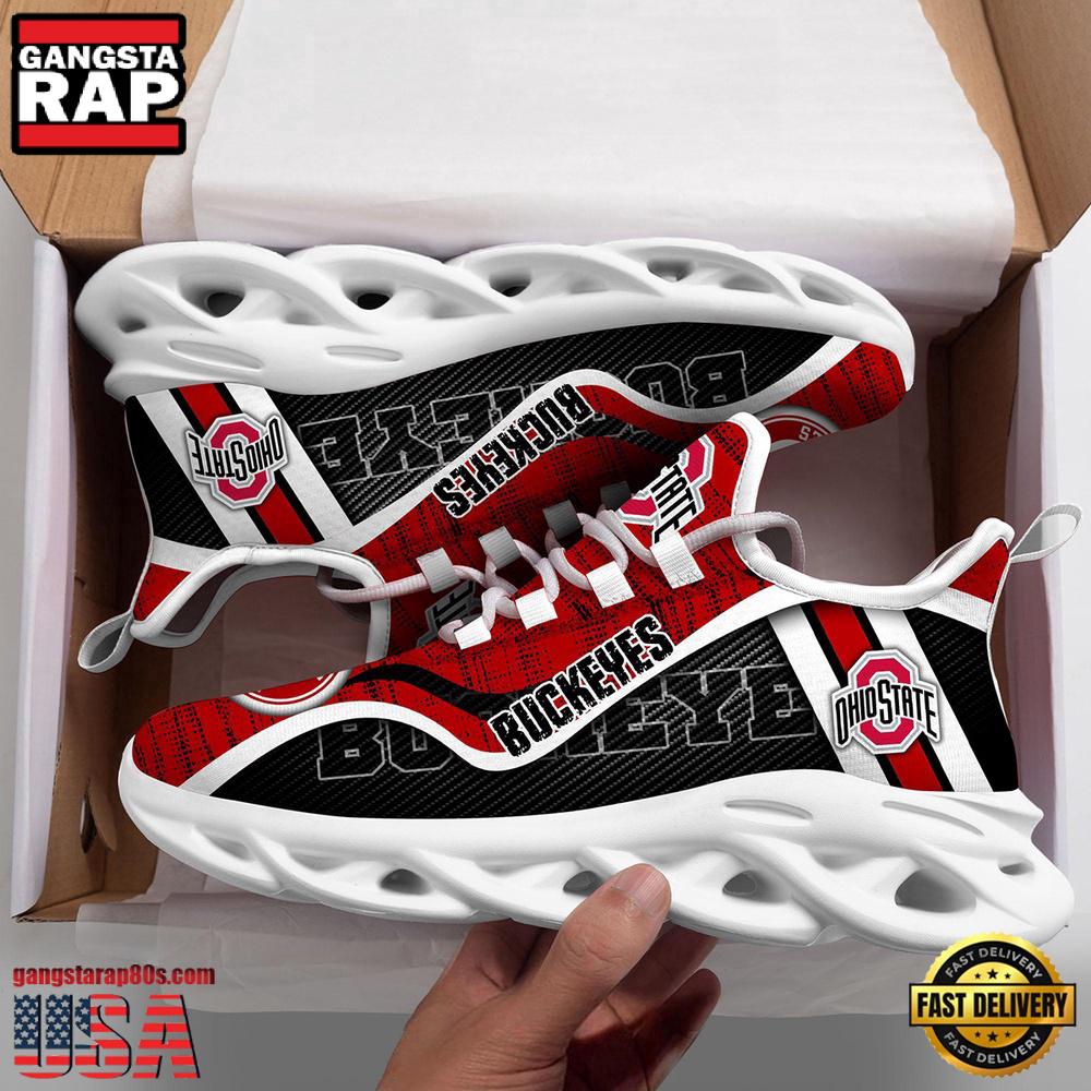 Ohio State Buckeyes NCAA Clunky New Design Max Soul Shoes, Running Sneakers Ohio State Buckeyes NCAA Clunky New Design Max Soul Shoes, Running Sneakers