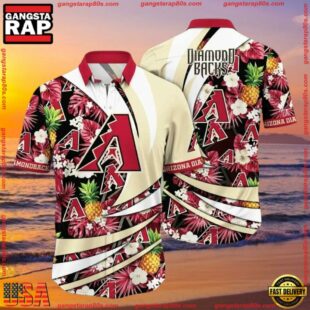 MLB Arizona Diamondbacks Pineapple Party Summer Hawaiian Shirt