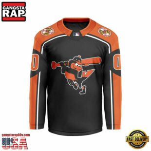 MLB Baltimore Orioles Special Hockey Jersey Design Concept