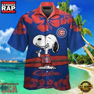 MLB Chicago Cubs Style Hot Trending Summer Hawaiian Shirt With Snoopy Graphic
