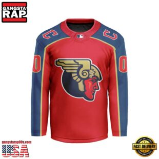 MLB Cleveland Guardians Special Hockey Jersey Design Concept