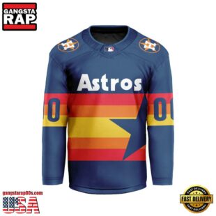 MLB Houston Astros Special Hockey Jersey Design Concept