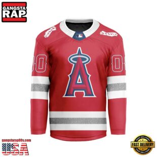 MLB Los Angeles Angels Special Hockey Jersey Design Concept