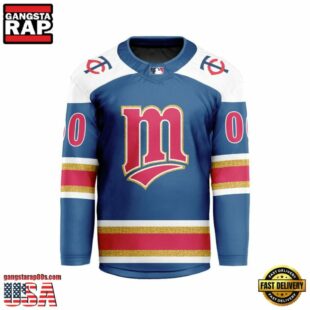 MLB Minnesota Twins Special Hockey Jersey Design Concept