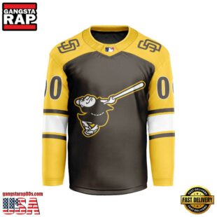 MLB San Diego Padres Special Hockey Jersey Design Concept