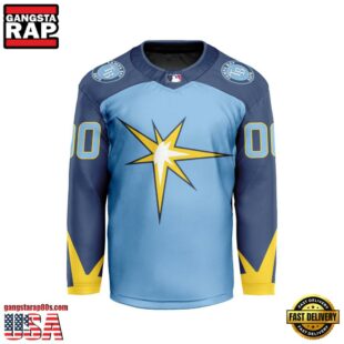 MLB Tampa Bay Rays Special Hockey Jersey Design Concept