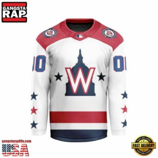 MLB Washington Nationals Special Hockey Jersey Design Concept